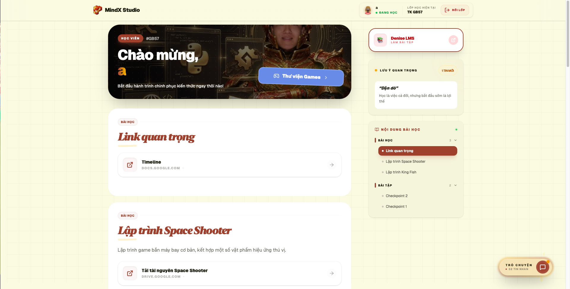 MindX Studio - Educational Platform